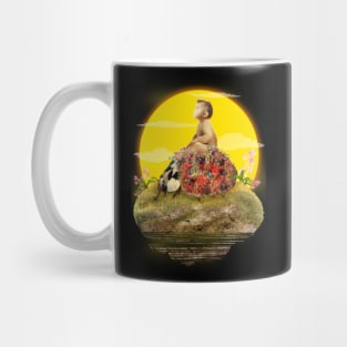 baby in a flower bug Mug